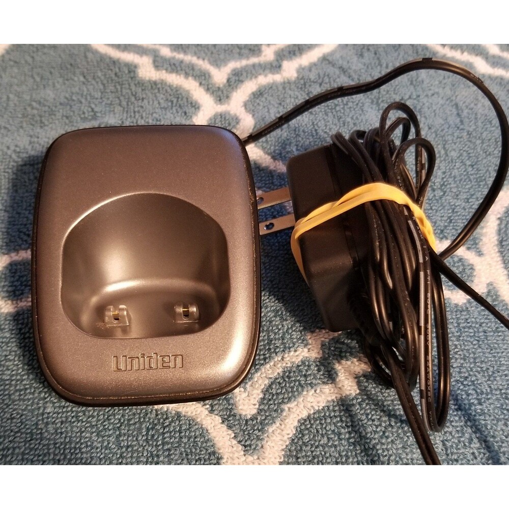 UNIDEN DCX14 METALLIC CHARGING CRADLE w/ADAPTER FOR HANDSET DECT1480 PHONE